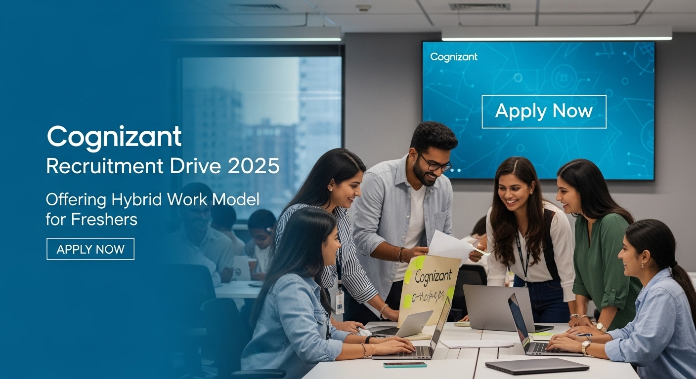 Cognizant Recruitment Drive 2025 | Offering Hybrid Work Model for Freshers | Apply Now